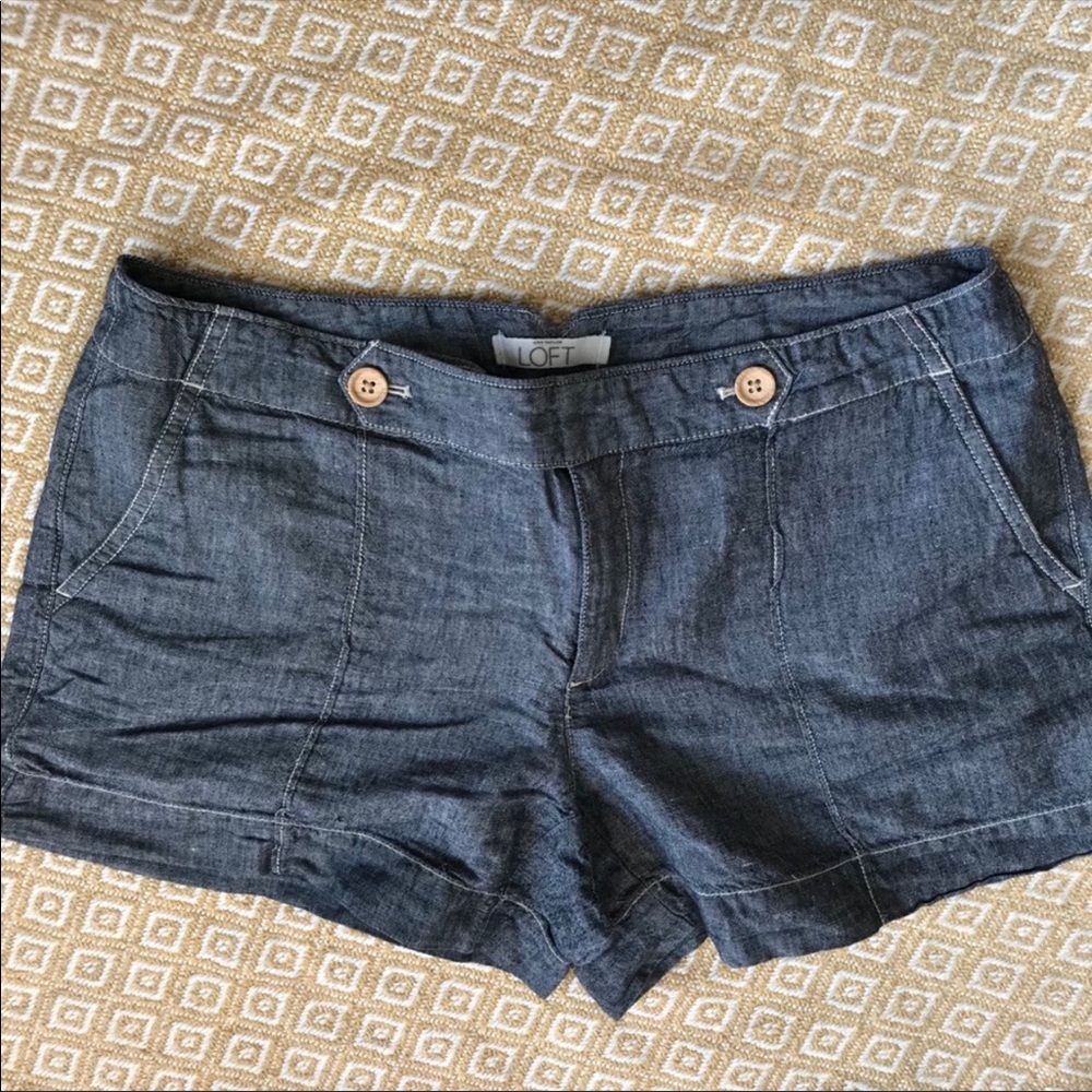 Loft • Chambray Shorts
